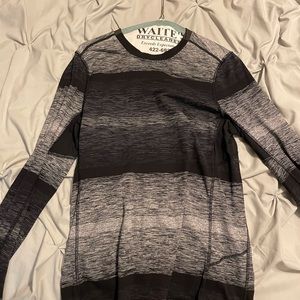 Black/Grey Lululemon active wear long sleeve